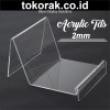 ACRYLIC TAS 2 MM ACRYLIC TEMPAT TAS AKRILIK TEMPAT DOMPET STAND HP